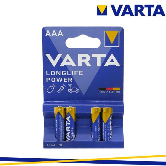 Ministilo aaa 1,5v long life blister 4pz alcalina varta