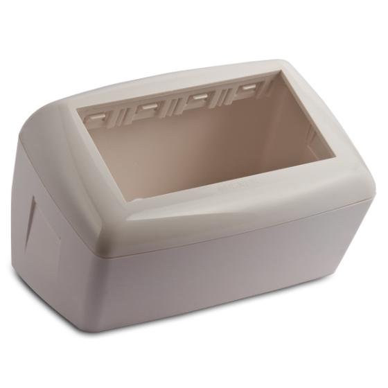 CASSETTA PORTAFRUTTI DA TAVOLO INCLINATA 124X60X50MM 4 POSTI  MASTER 00491