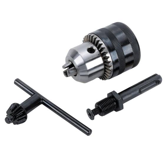 Kit mandrin 13 mm avec adaptateur SDS Plus   pour Perforateur Perceuse Foret