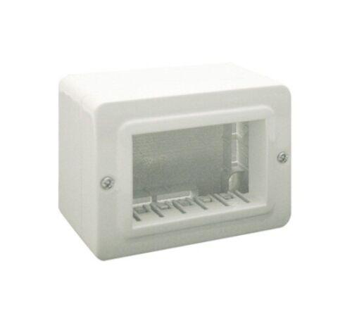 AVE 44QC03 CONTENITORE PER MINICANALI 3 MODULI S44 COLORE RAL9010