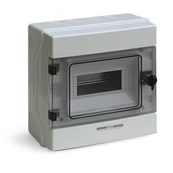 AVEQ6508 quadro ip65 da parete 8 mod. din