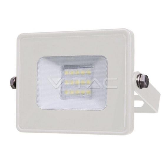 Faro Bianco LED IP65 10W ultrasottile Chip Samsung V-TAC PRO VT-10 6400K SKU 429