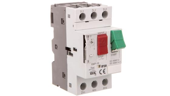 Interruttore SALVAMOTORE protezione motore 3P 6-10A 138A KMP-10.0 24069 / T1DE