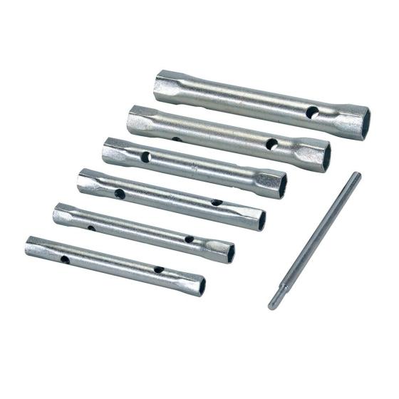 Silverline 8 - 19 mm Set di chiavi a tubo metriche a 6 p.zi