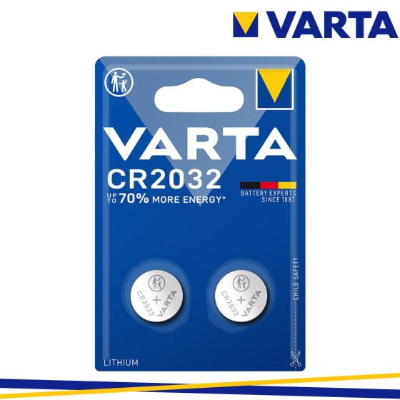 VARTA 2 Pile al Litio Varta CR2032 Pile a Bottone 3V 230 mAh