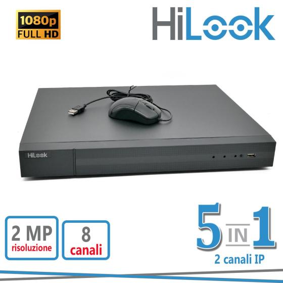 Dvr 8ch -2ip 2mp 5in1 h.264