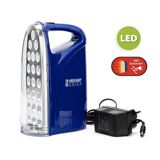 Lampada emergenza portatile ricaricabile led 250 lm iron light