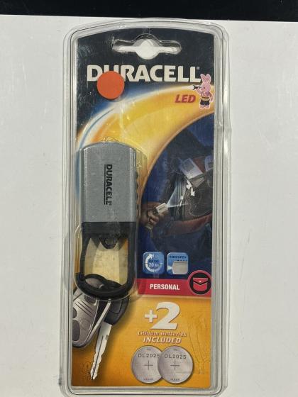 Duracell LED Portachiavi A Batterie Vintage Nuovo Sigillato