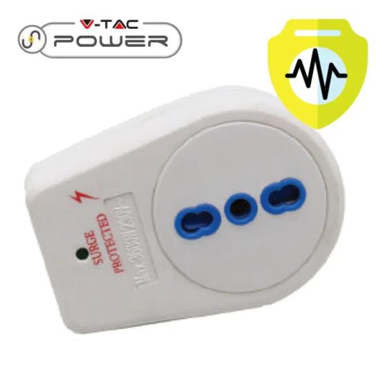 protezione sovratensioni elettriche spina italiana fulmini  230V 3500W bianco