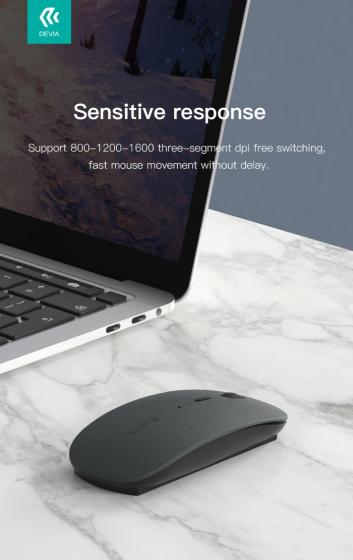 Mouse wireless con DPI regolabile 2.4G Bluetooth Dual mode
