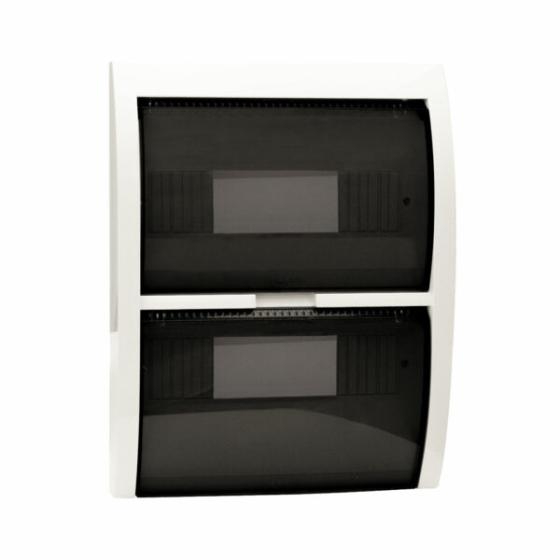 Coperchio 53T24B IP40 colore bianco domus RAL9010 24 moduli DIN  BL08P e BL08CG