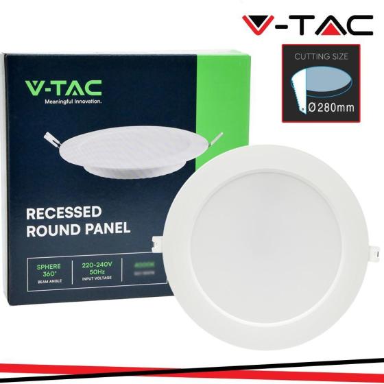 Pannello led tondo V-tac 24W 4000K