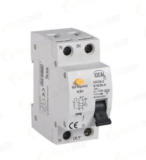 magnetotermico differenziale 30ma 6 ka interruttore salvavita 16A