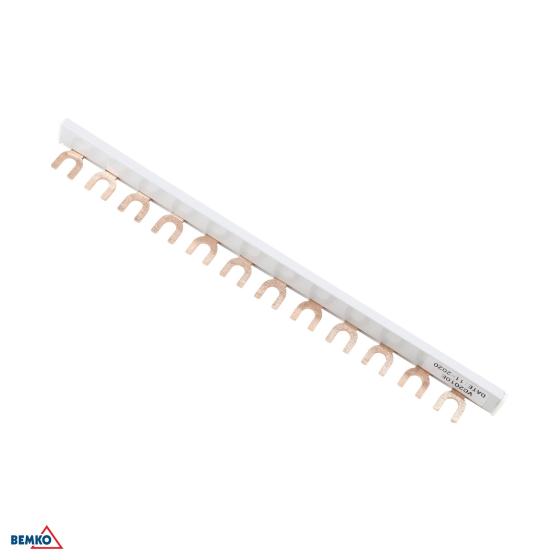 BINARIO DI COLLEGAMENTO 1F TIPO U 10MM2 12 MODULI