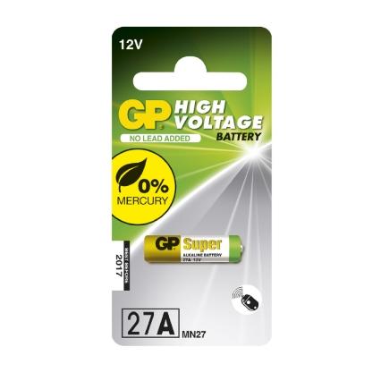 BATTERIE ALCALINE 27A/MN27 12 V SUPER 1-BLISTER GP 37132970