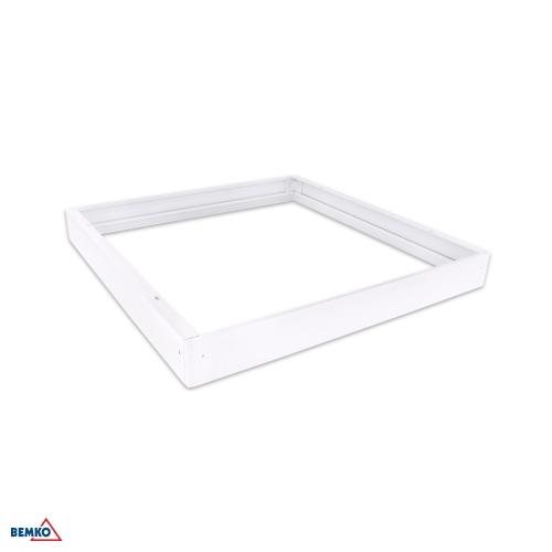 CORNICE QUADRATA PER PANNELLO LED 60x60 CM SUPPORTO TELAIO BIANCO ECO