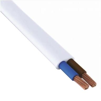 Cavo elettrico multipolare 2x0,50 - bianco piatto