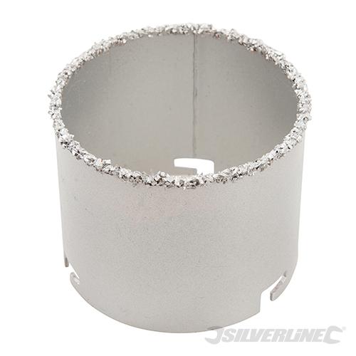 Silverline Sega a tazza in carburo di tungsteno, 113mm bianco