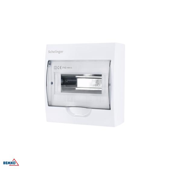 QUADRO DI DISTRIBUZIONE DA SUPERFICIE IP40 MORSETTI 8N-8PE 1x8P