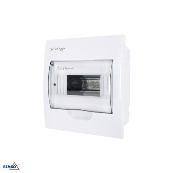 QUADRO DI DISTRIBUZIONE DA INCASSO IP40 MORSETTI 8N-8PE 1x8P