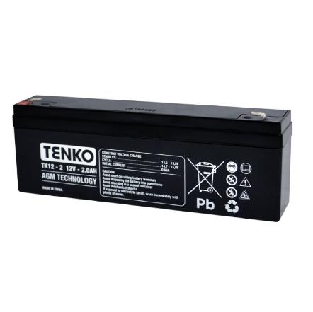 BATTERIA TENKO ERMETICA AL PIOMBO 12V 2Ah RICARICABILE IDEALI PER SICUREZZA
