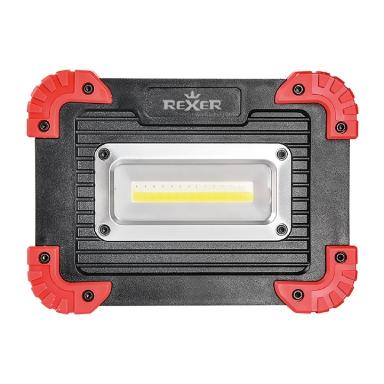 FARO COB LED SOLARE RICARICABILE 10W / 600 LUMEN  portatile 10w
