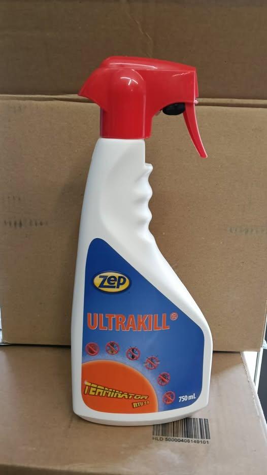 Insetticida Terminator Zep Repellente Flacone750ML Mosche Zanzare Vermi UTRAKILL