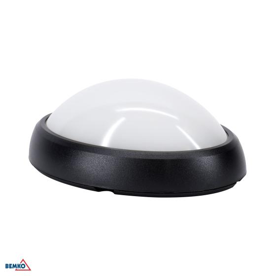 Lampada da soffitto a LED Kanlo 8W 4000K 720LM IP54 nera