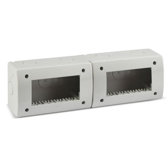 Contenitore autoportante IP40, S44 colore RAL 7035 per minicanali
