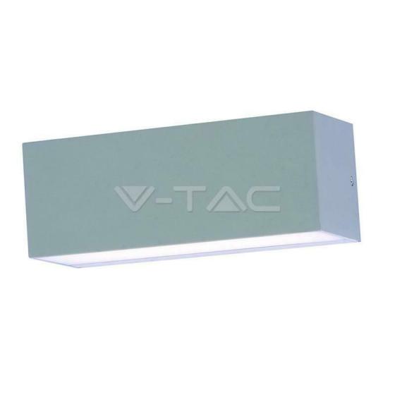 12W LED DOPPIA LUCE PER ESTERNO LUCE BIANCA CORPO GRIGGIO IP - Fredda - XXHRRX