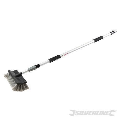Spazzola per lavaggio auto con braccio estensibile 1.32 - 2.14 M spruzza acqua