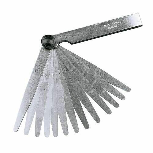 CALIBRO SPESSIMETRO A FOGLIE SPESSORE 13 LAME 0,05 - 1,0 mm