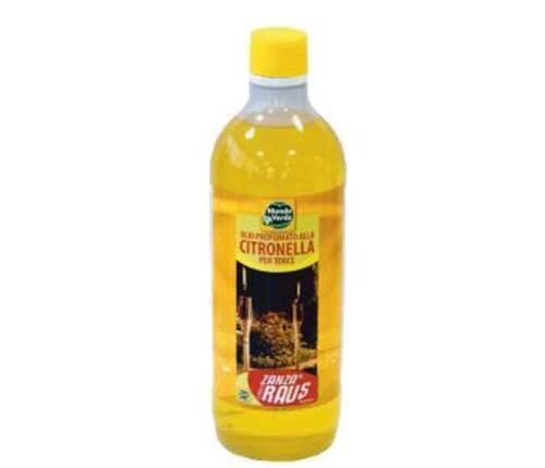 Olio per torcia fiaccola alla citronella 1 lt scaccia repellente zanzare lampade
