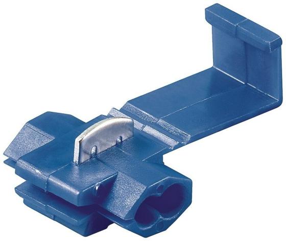 100 x connettore rapido ruba corrente blu 1.5-2.5 mm