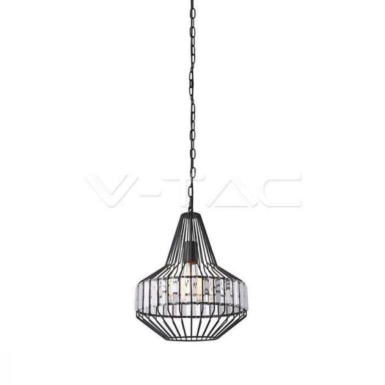 PENDANTE LIGHT METAL W/CRYSTAL TOP - XMXMXR