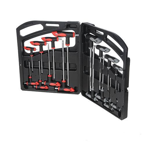 NUOVO 16pc T MANIGLIA Set torx e esagonali Ball End Allen Chiave Trx stella TX S