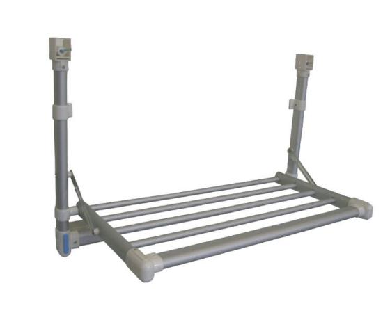 STENDINO TERMOSIFONE KIT UNIVERSALE STENDIBIANCHERIA ALLUMINIO DA PARETE MURO E
