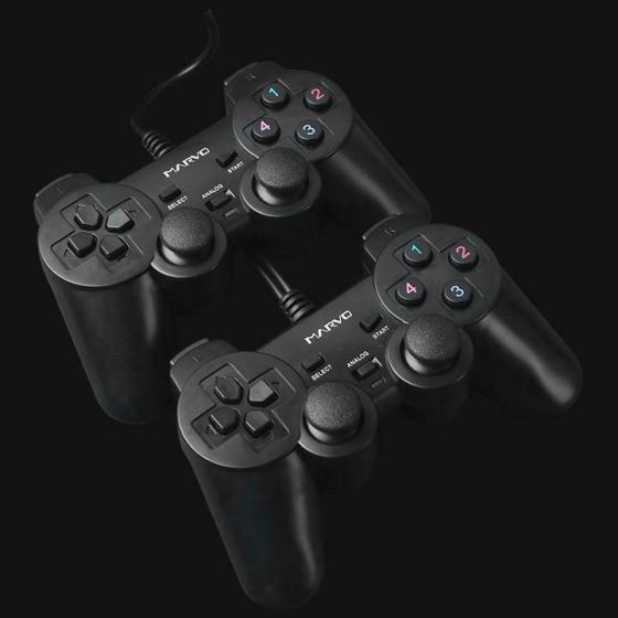 COPPIA JOYPAD CON CAVO USB DA 1,50M MARVO GAMING - XMEOHM