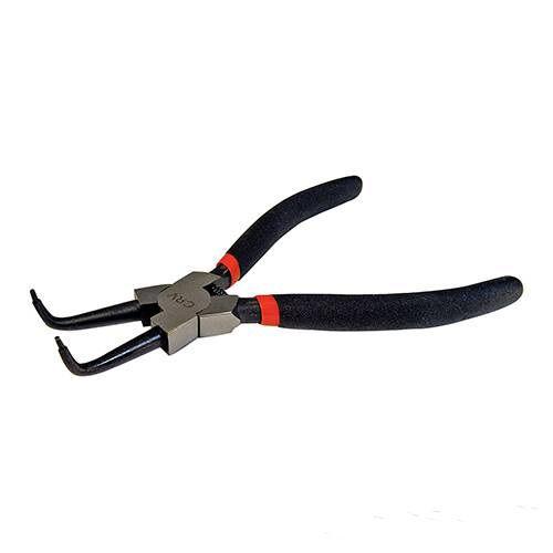 PINZA PUNTE FINE TONDA BECCHI PIEGATI STORTI PER ANELLI ELASTICI INTERNI 180 mm