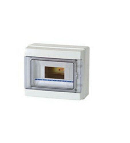 centralina quadro elettrico da parete con portello 8 moduli din IP65