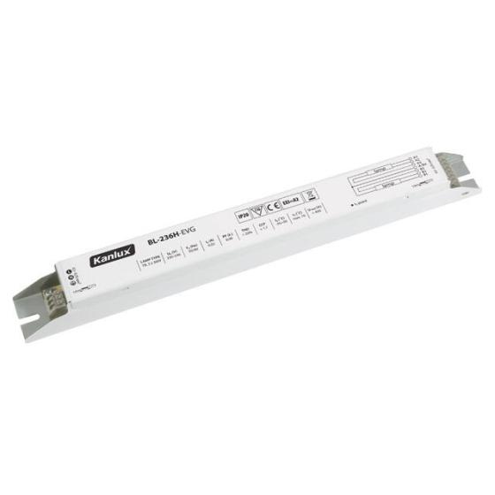 reattore elettronico per lampade al neon 2x36 watt bl-236h-evg