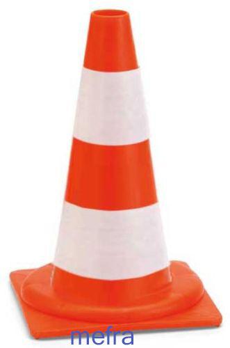 CONO 54cm BIRILLO PVC SEGNALATORE SPARTITRAFFICO  SEGNALETICO STRADALE LAVORI