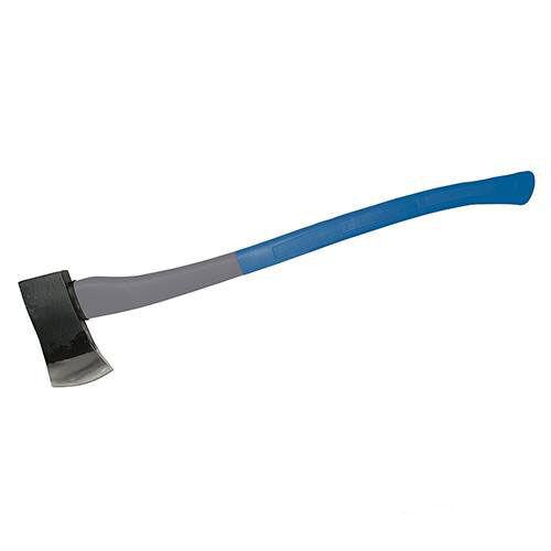 ACCETTA MANICO FIBRA DI VETRO ACCIAIO FORGIATO 2000 GR 2 KG CON MANICO LUNGO