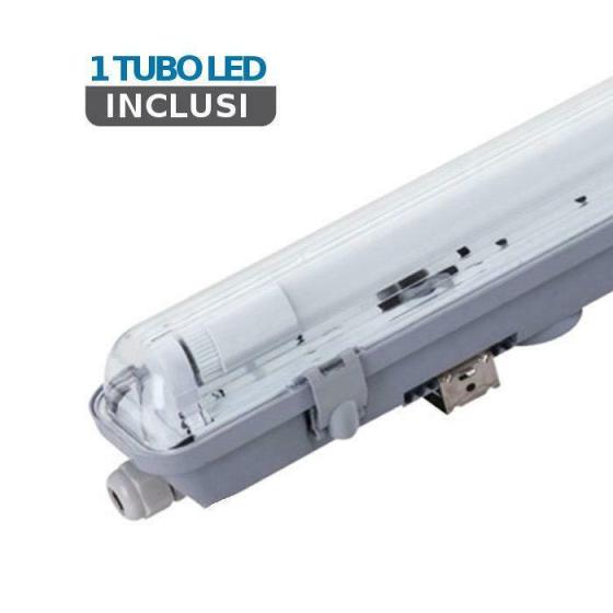 LED PLAFONIERA IMPERMEABILE 120CM 1X18W 4000K - Naturale - XMMHPP