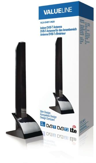 antenna Amplificata 15 dB VHF UHF KNT DVBT TV DA INTERNO
