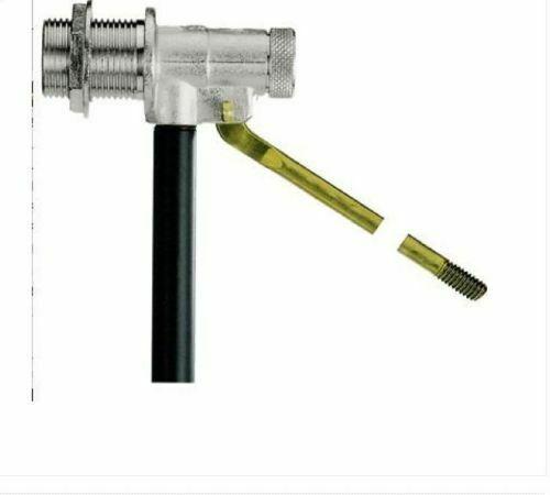 GALLEGGIANTE SILENZIOSO IN OTTONE COMPLETO DI TUBO DI SCARICO 1" ACQUA CISTERNA