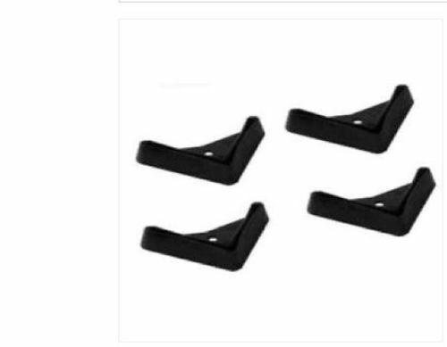 KIT 4 PIEDINI PLASTICA PVC PER PIEDI MONTANTE ANGOLARE 35x35mm per SCAFFALATURA