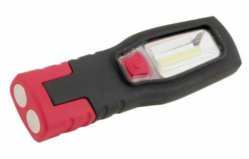 LAMPADA TORCIA DA LAVORO COB LUCE LED FLESSIBILE OFFICINA PORTATILE 200 LUMEN