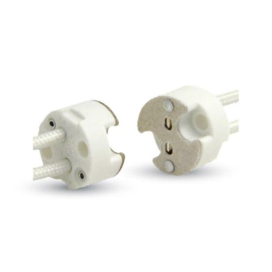 MR16 ATTACCO CERAMICA, DOTATO DI CAVO RIVESTITO IN SILICONE 5 PZ - XXRESF