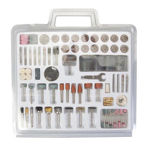 KIT 216 pz ACCESSORI MINI TRAPANO smerigliatrice DREMEL MODELLISMO PUNTE FRESE